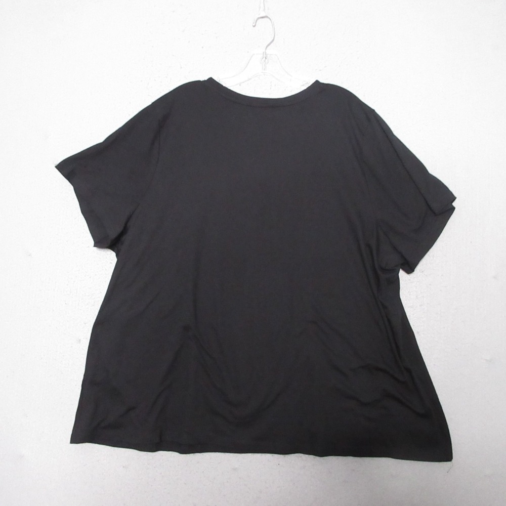 Disney T Shirt Women Plus 26 28 Black My Heart Belongs To Disney Vacation NWT - Picture 8 of 9